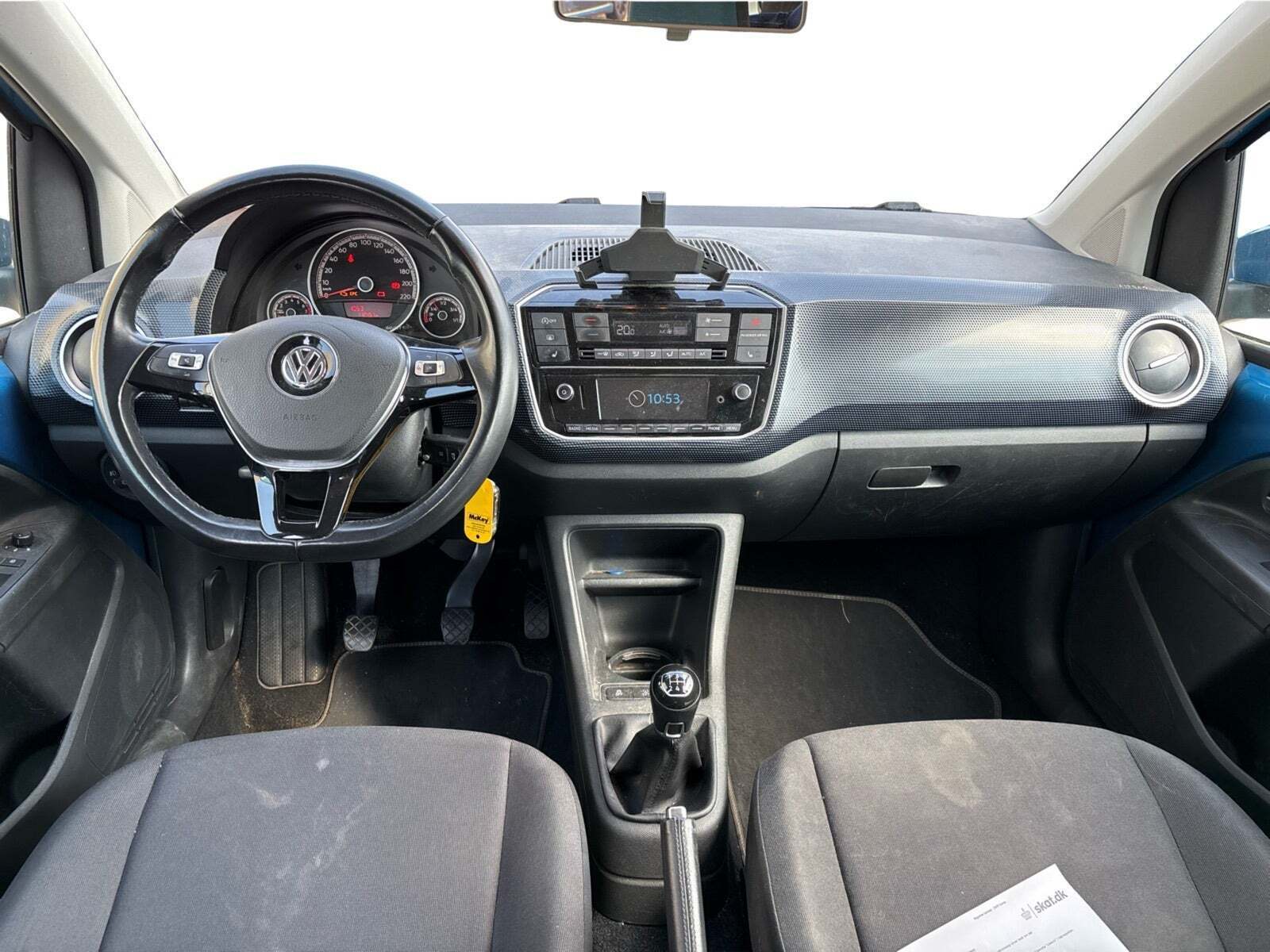 Blå VW UP! fra 2018