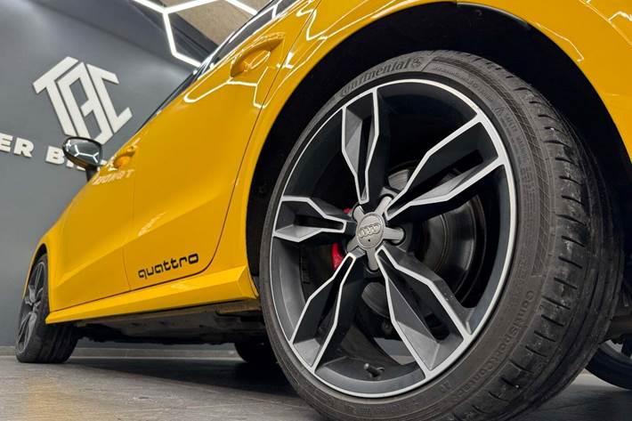 Gul Audi S1 fra 2016