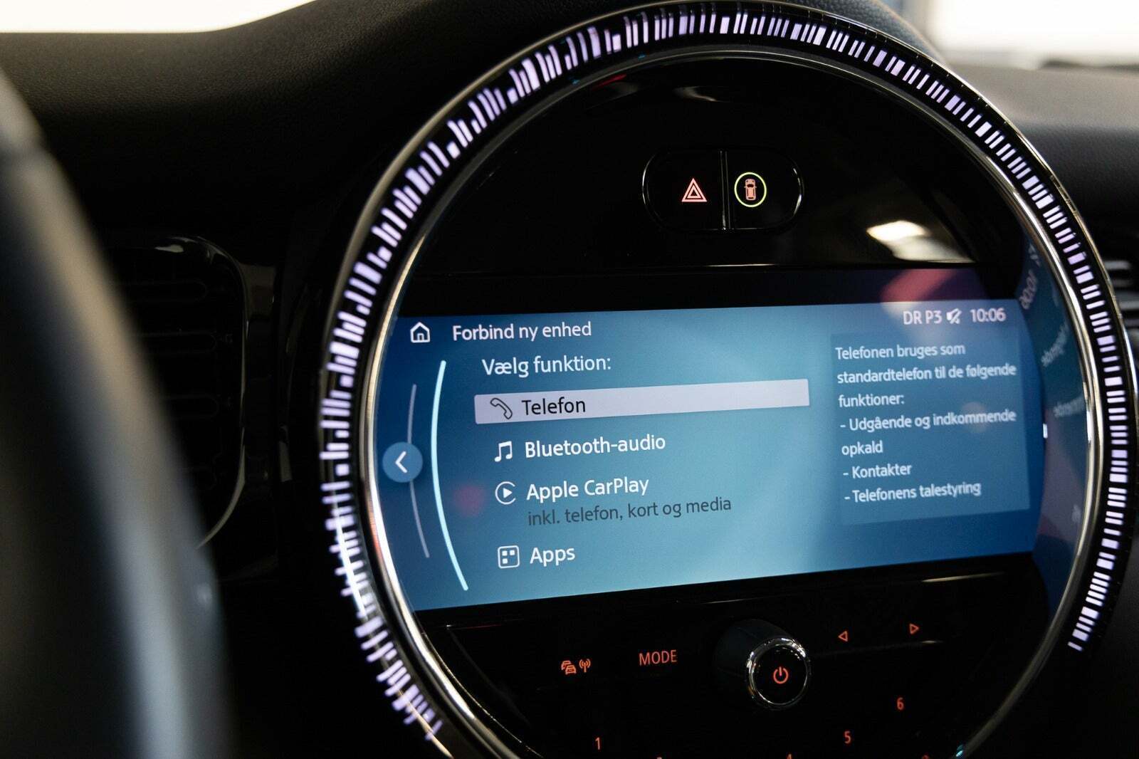 Sølv Mini Cooper SE fra 2023