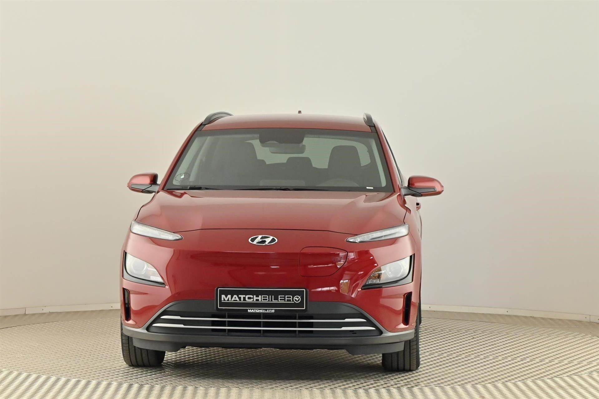 Rød Hyundai Kona fra 2022