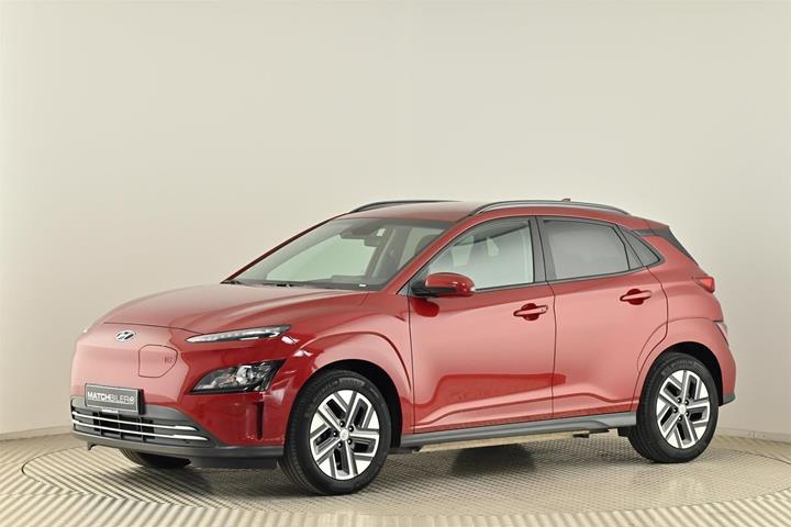 Rød Hyundai Kona fra 2022