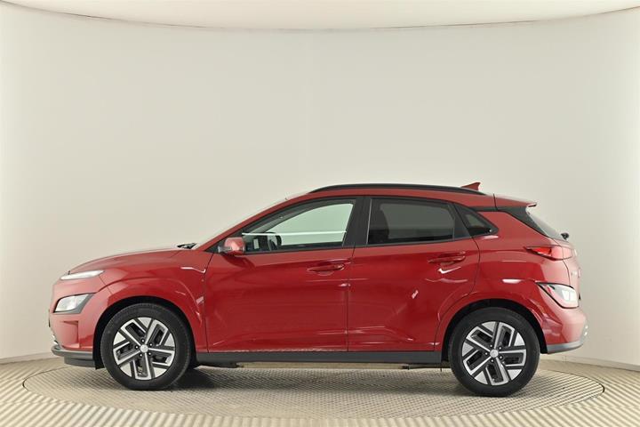 Rød Hyundai Kona fra 2022