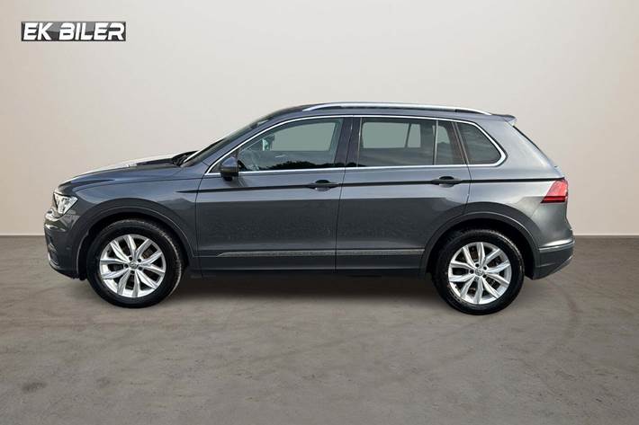 Grå VW Tiguan fra 2018