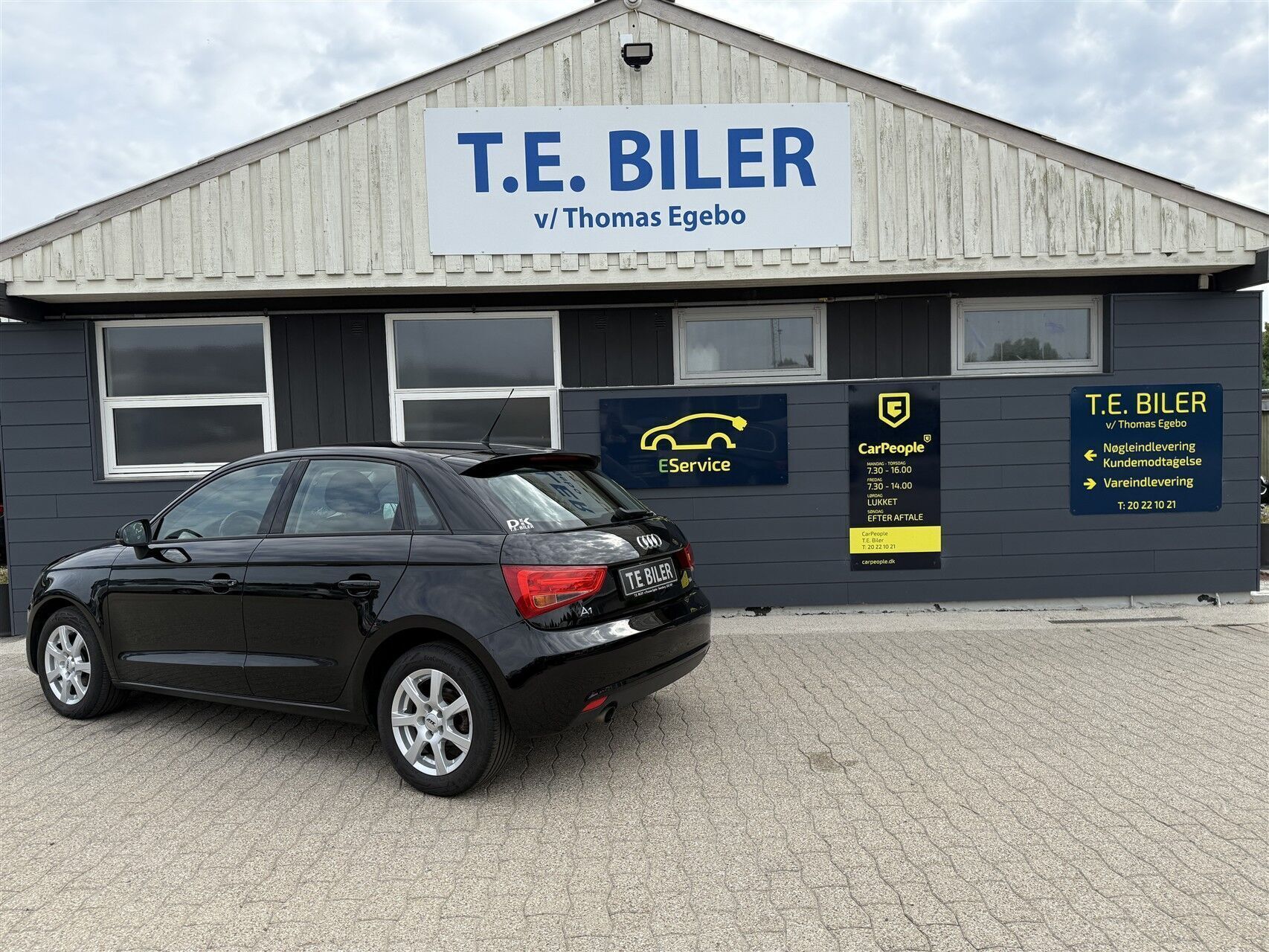 Sort Audi A1 fra 2014
