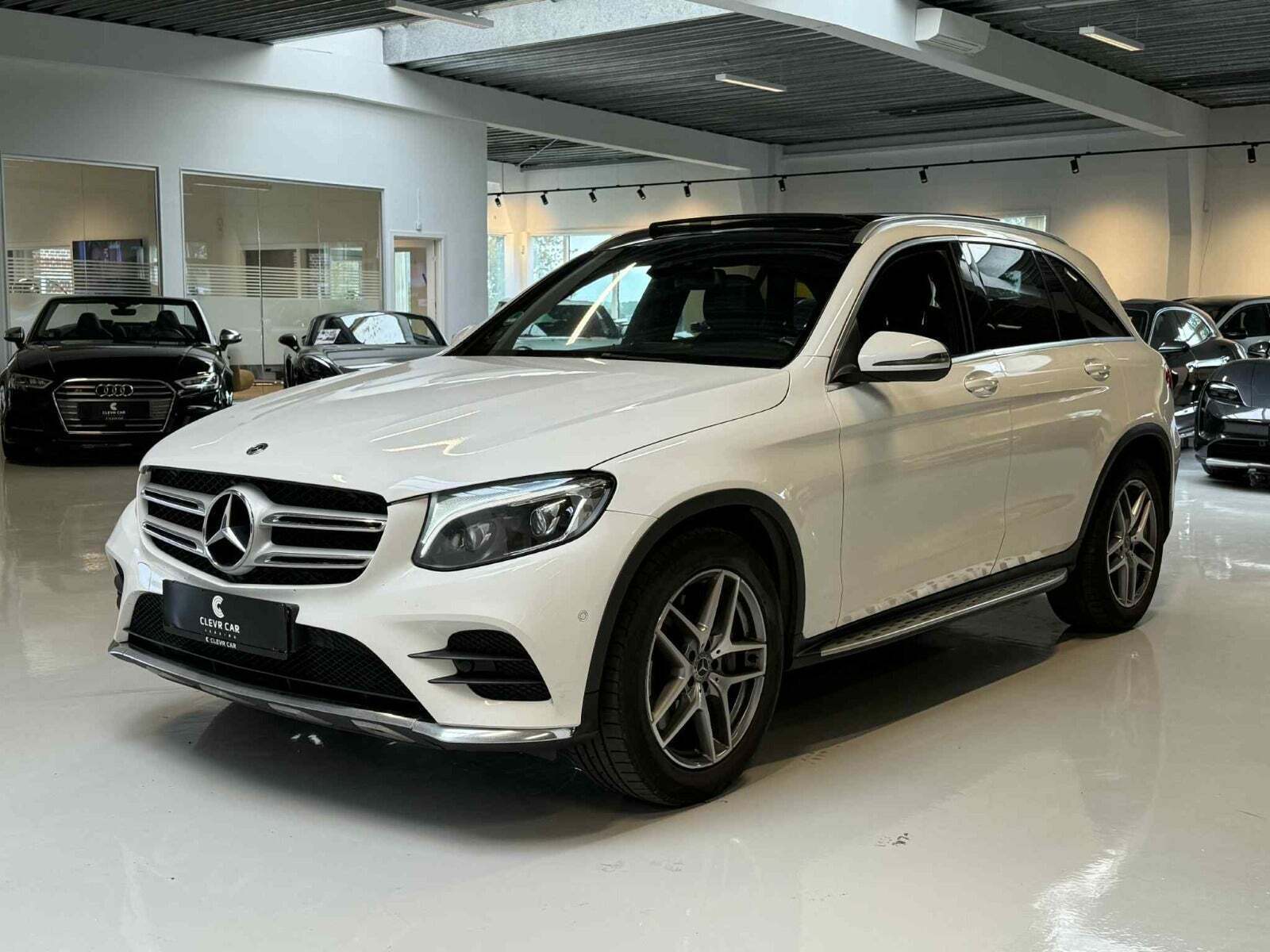 Hvid Mercedes GLC220 d fra 2019