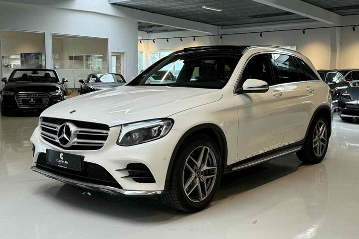 Hvid Mercedes GLC220 d fra 2019