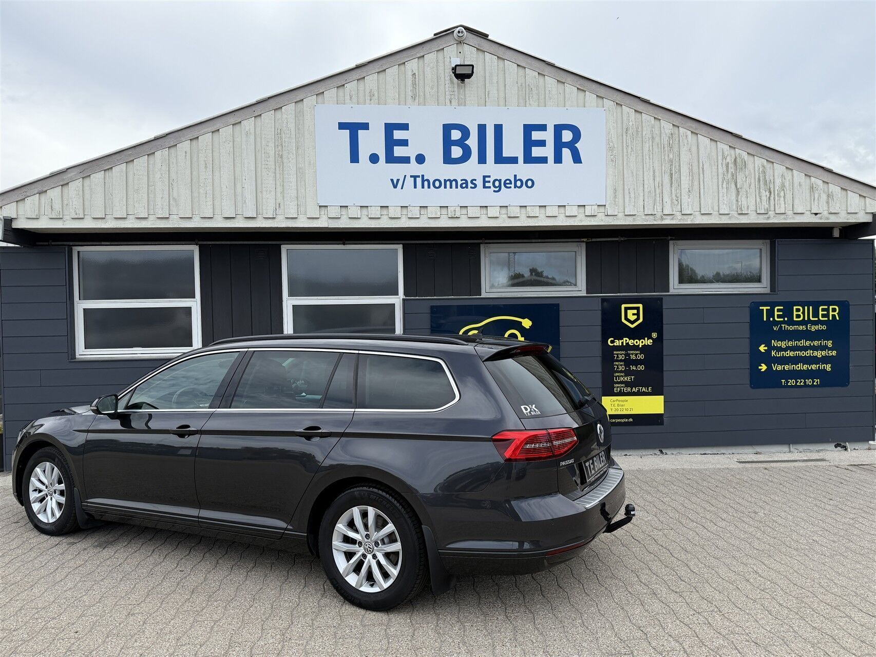Sort VW Passat fra 2018