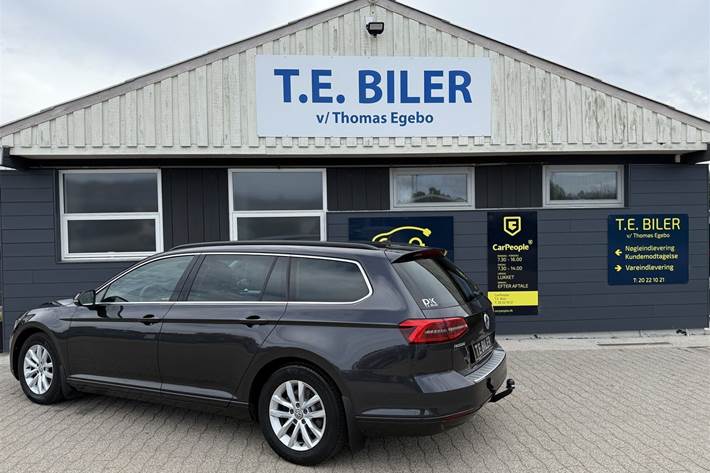 Sort VW Passat fra 2018