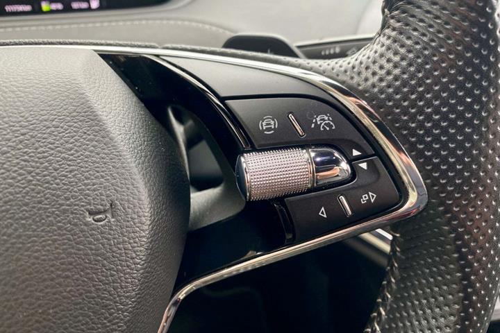 Grøn Skoda Enyaq fra 2021