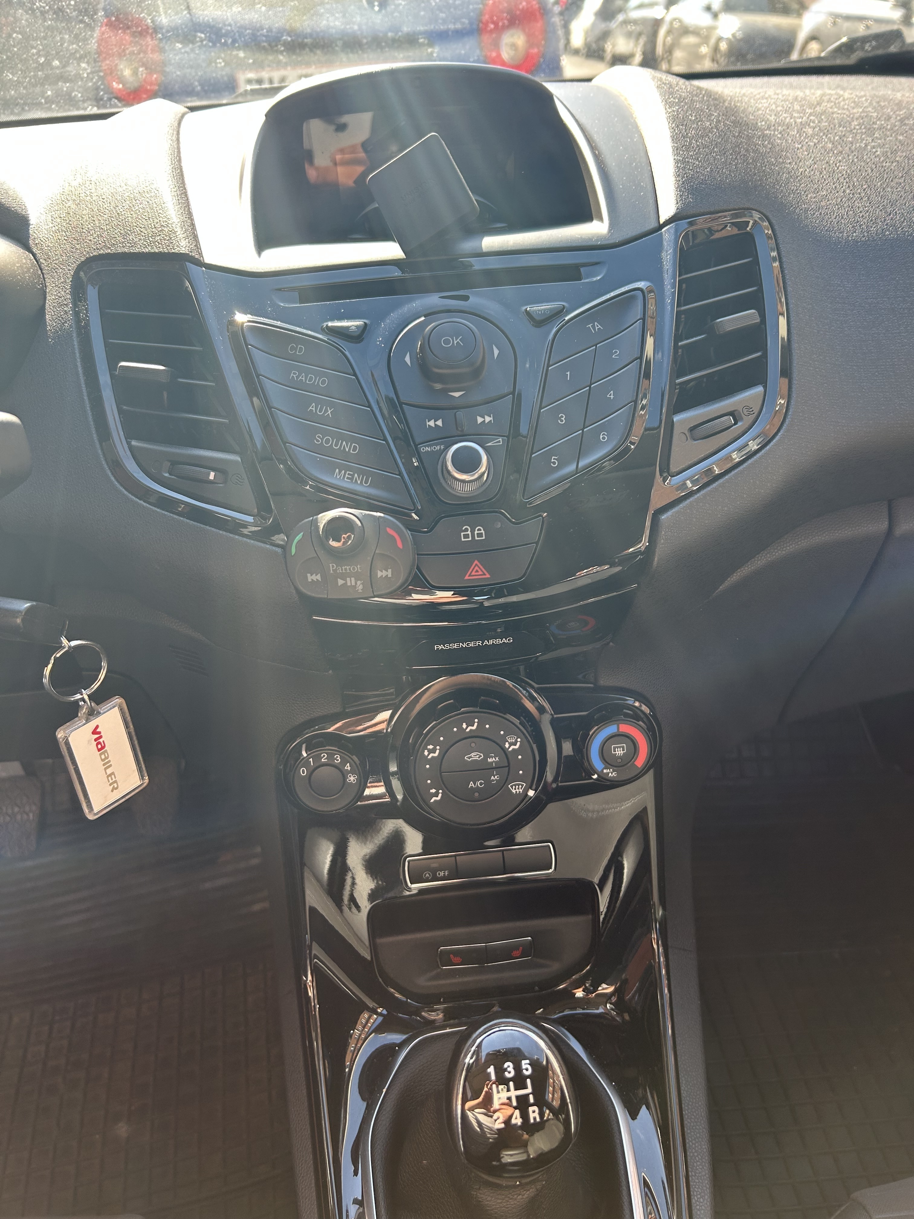 Hvid Ford Fiesta fra 2013