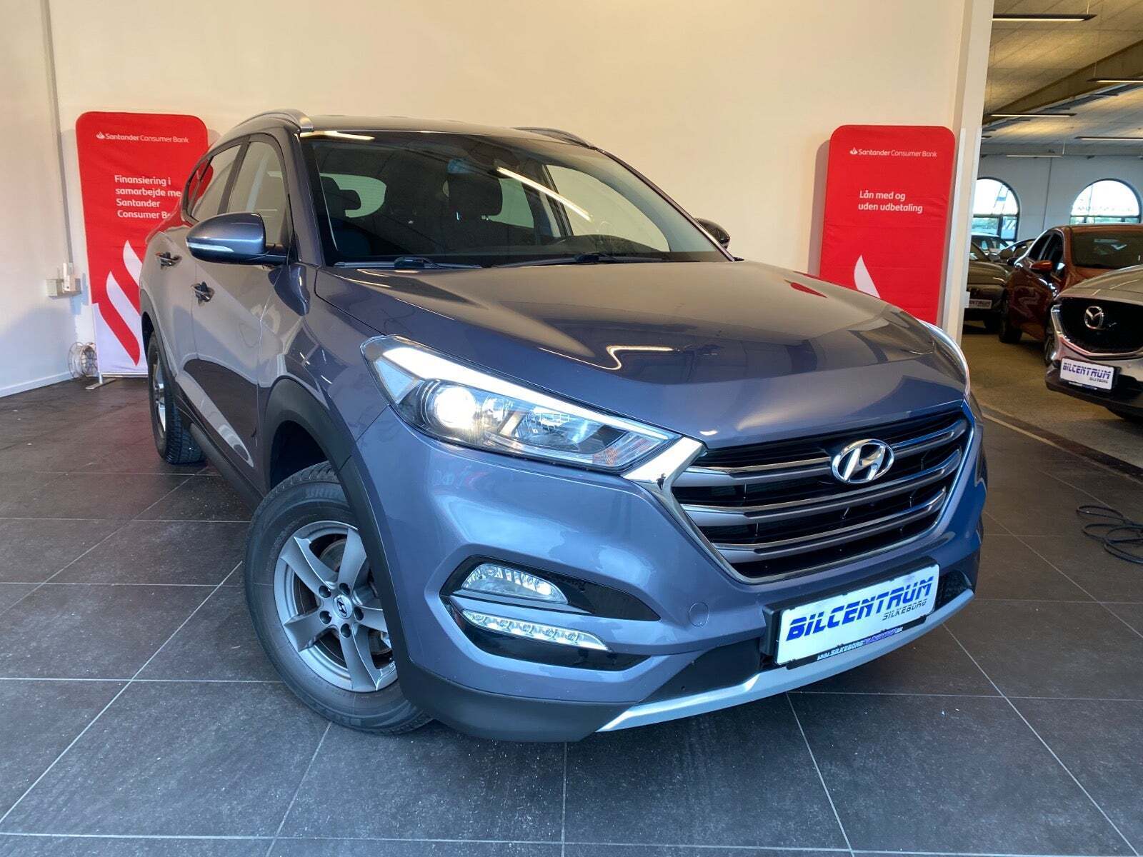 Grå Hyundai Tucson fra 2016