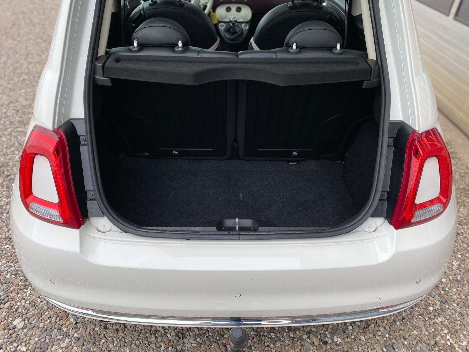 Hvid Fiat 500 fra 2020