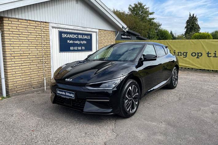 Sort Kia EV6 fra 2024 set udefra
