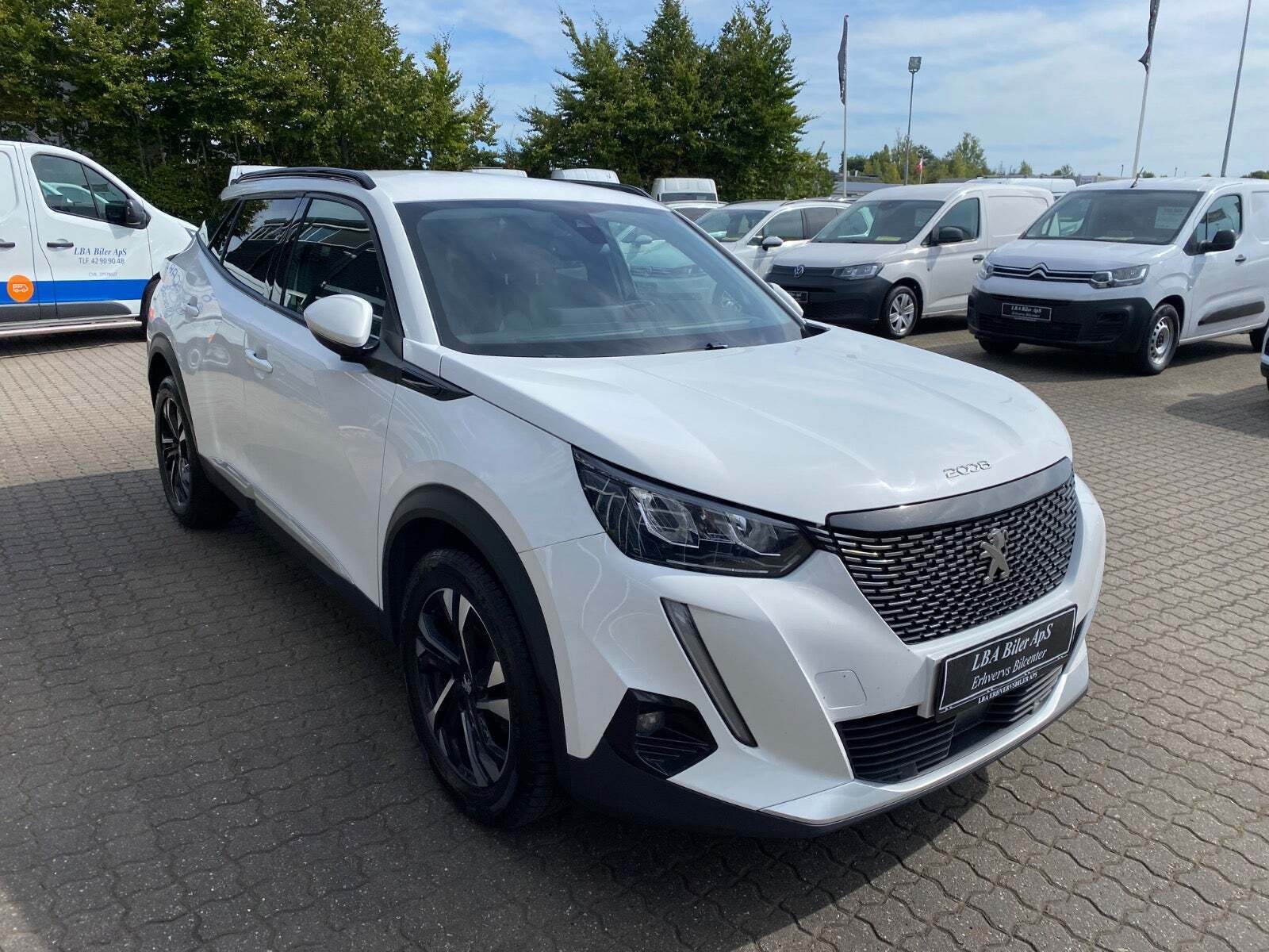 Hvid Peugeot 2008 fra 2021