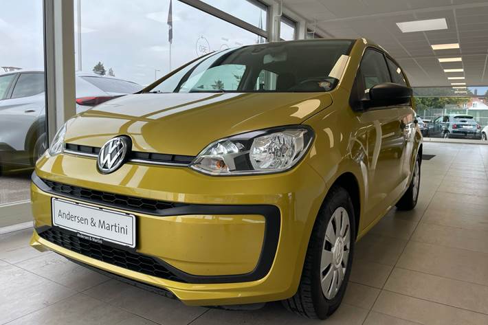 Gul VW up fra 2019 set udefra