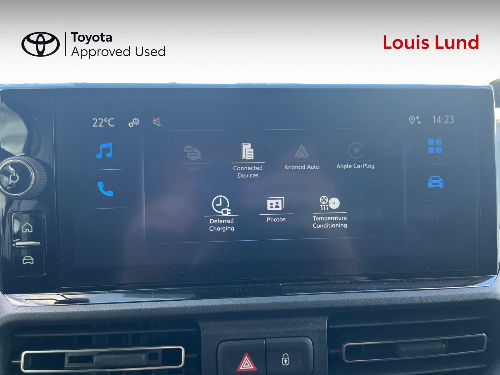 Hvid Toyota Proace City Electric fra 2025