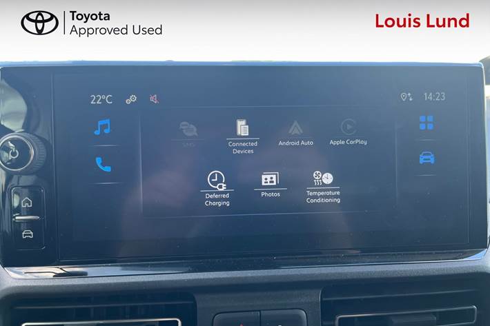 Hvid Toyota Proace City Electric fra 2025