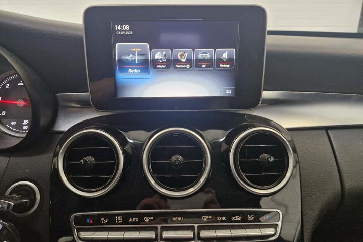 Sort Mercedes C200 d fra 2016