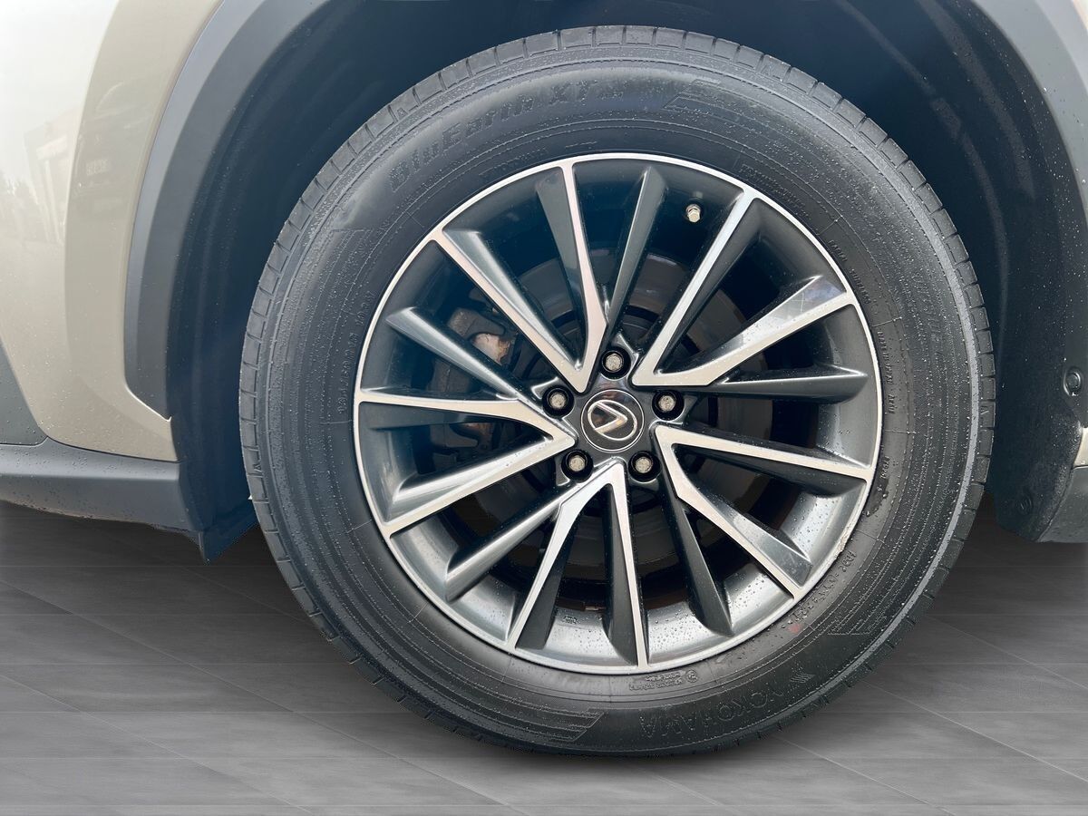 Sølv Lexus NX fra 2022