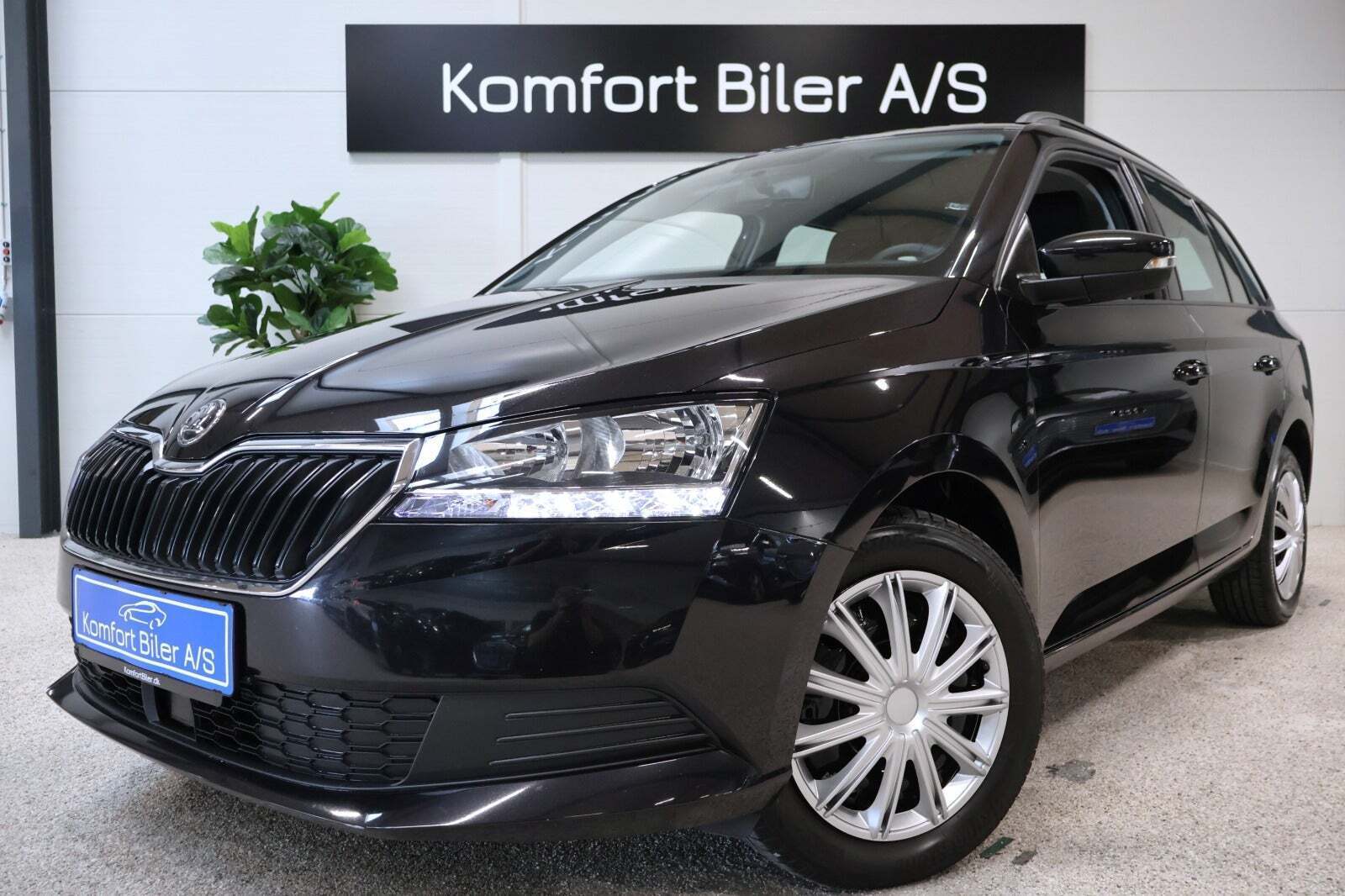 Sort Skoda Fabia fra 2019
