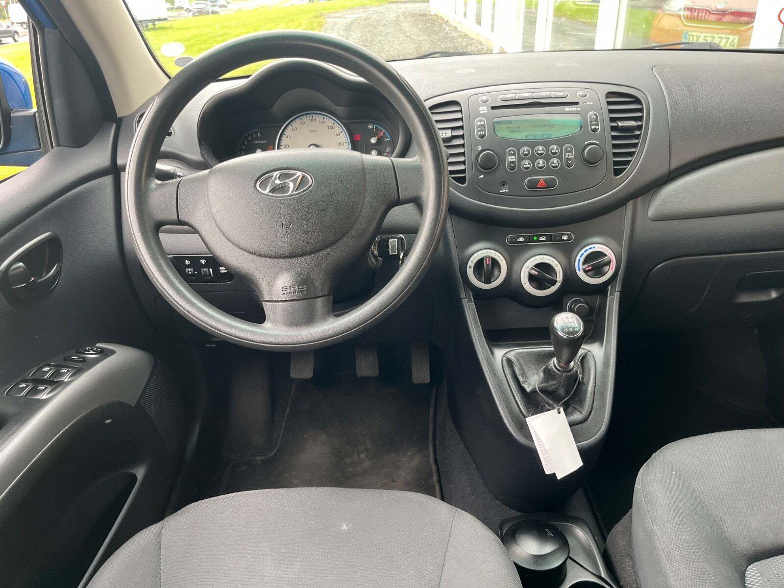 Blå Hyundai i10 fra 2009