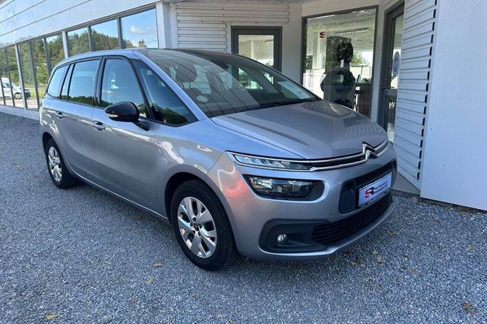 Sølv Citroën Grand C4 SpaceTourer fra 2021 set udefra