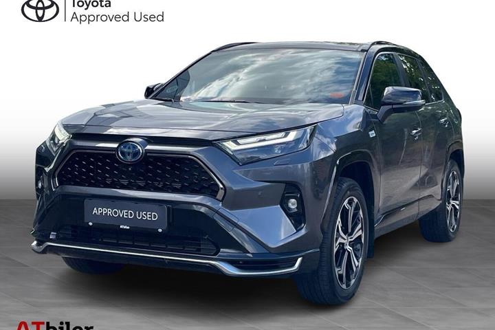 Sort Toyota RAV4 Plug-in fra 2023 set udefra