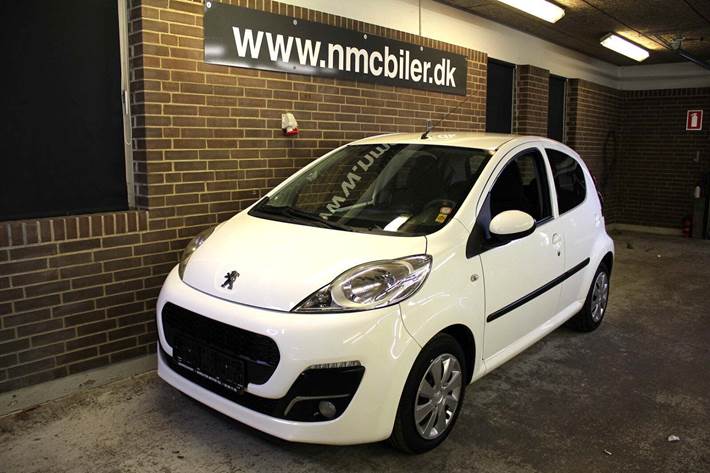 Hvid Peugeot 107 fra 2013