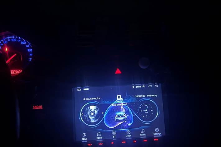 Sort VW Passat fra 2006