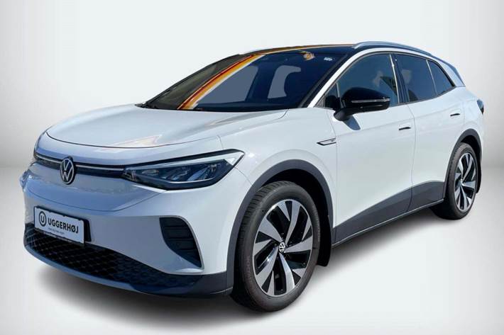 Hvid VW ID.4 fra 2021 set udefra