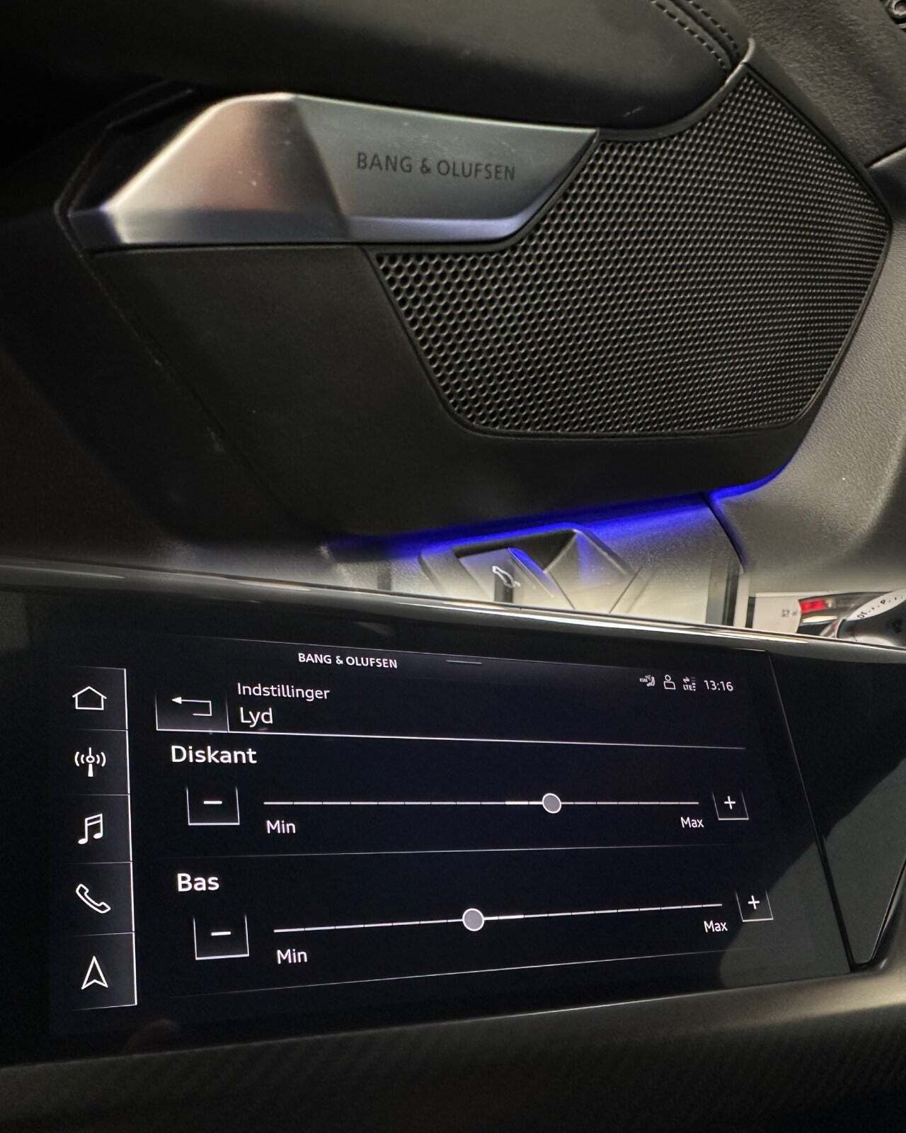 Sort Audi e-tron GT fra 2021