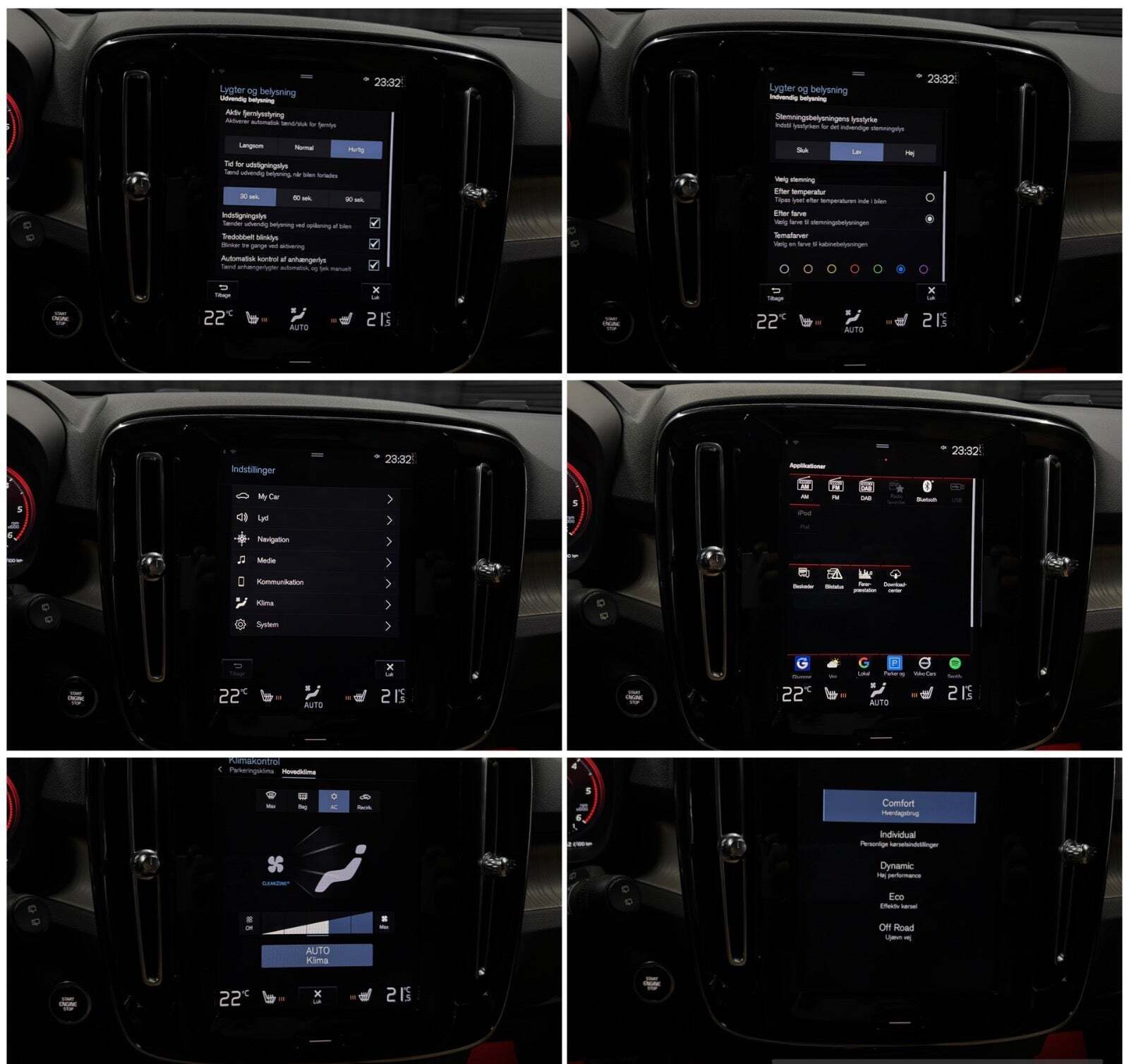 Grå Volvo XC40 fra 2019