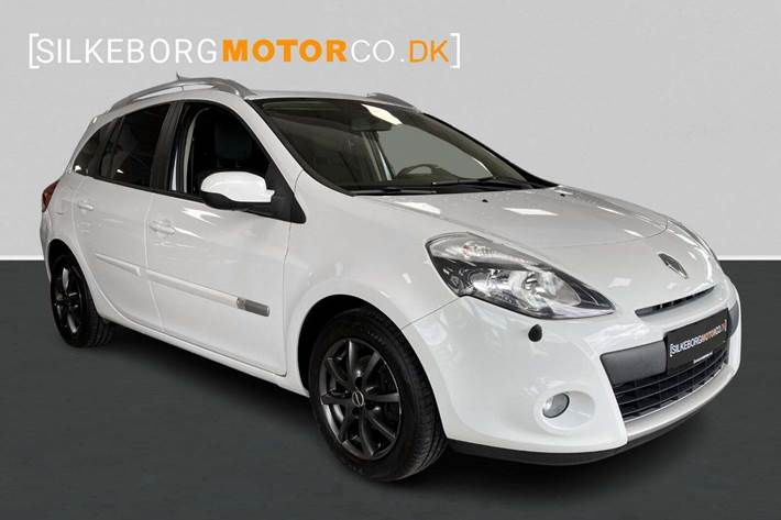 Hvid Renault Clio III fra 2012