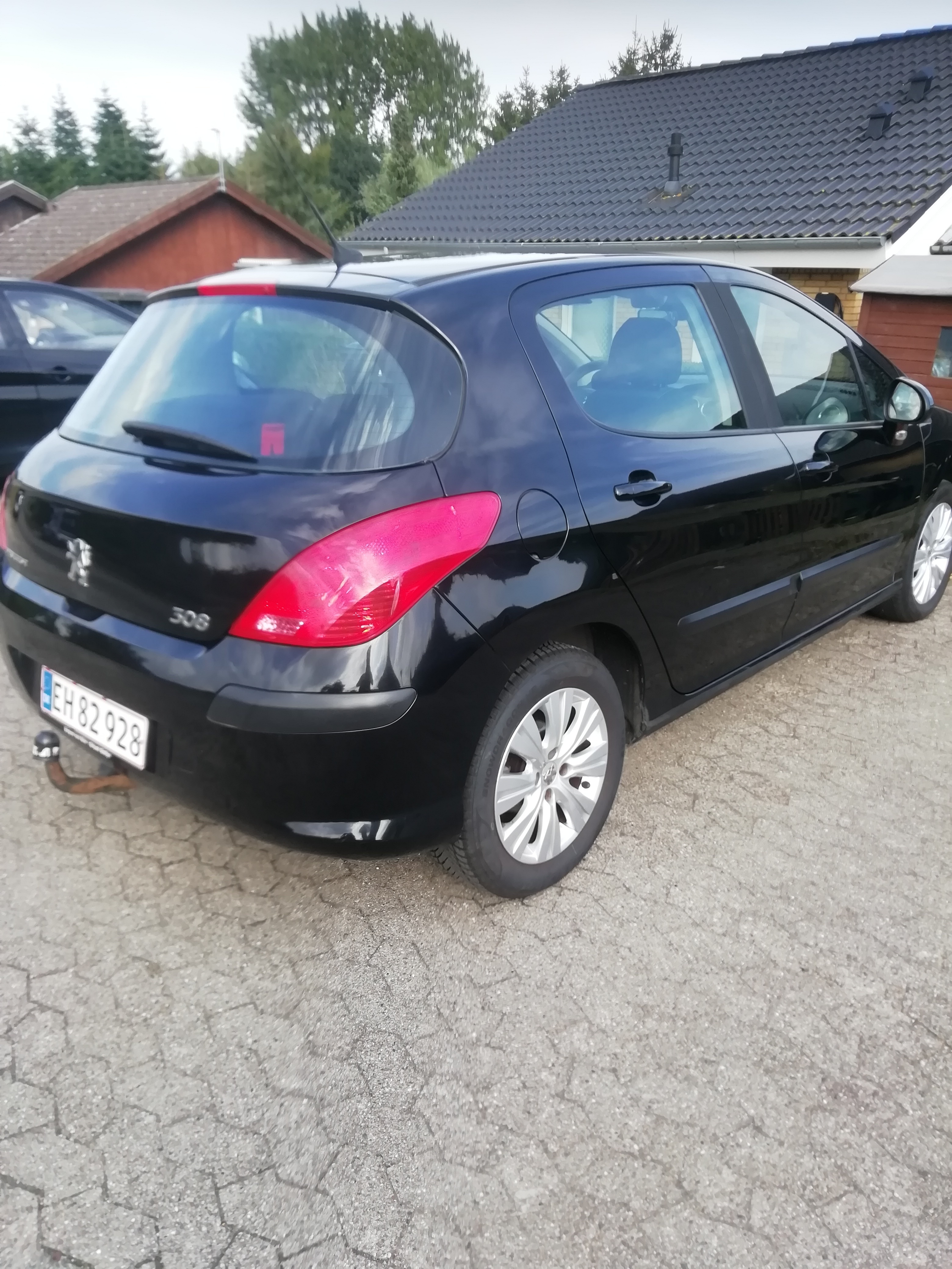 Sort Peugeot 308 fra 2007
