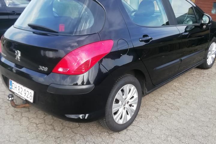 Sort Peugeot 308 fra 2007
