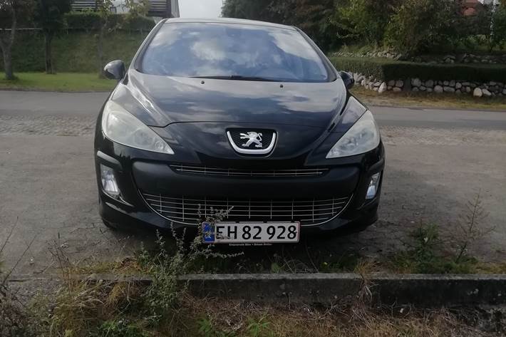 Sort Peugeot 308 fra 2007