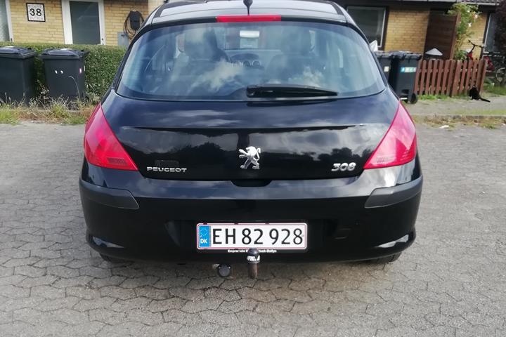 Sort Peugeot 308 fra 2007