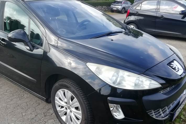 Sort Peugeot 308 fra 2007