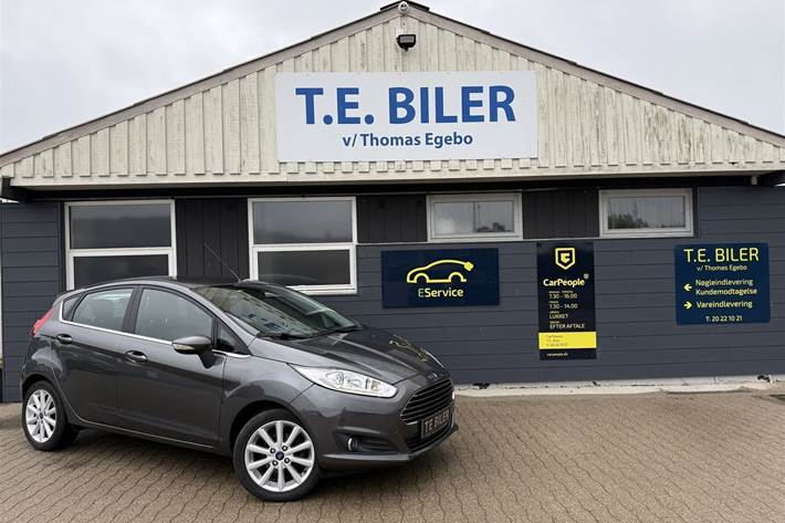 Sort Ford Fiesta fra 2016