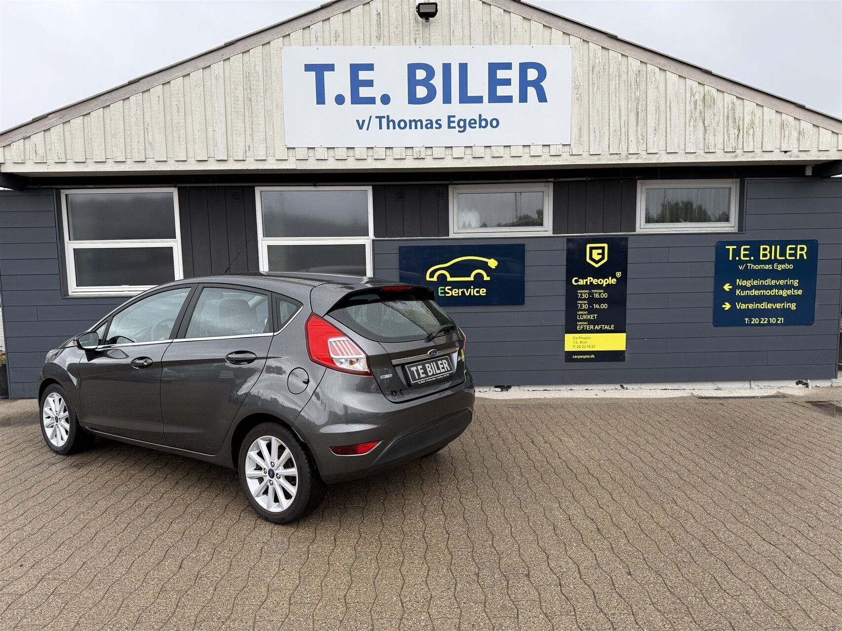 Sort Ford Fiesta fra 2016