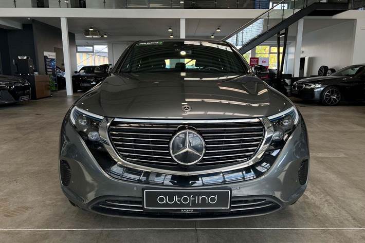 Grå Mercedes EQC400 fra 2021