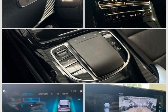 Grå Mercedes EQC400 fra 2021