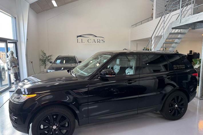 Gul Land Rover Range Rover sport fra 2014
