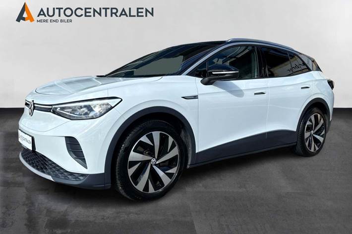 Hvid VW ID.4 fra 2021 set udefra