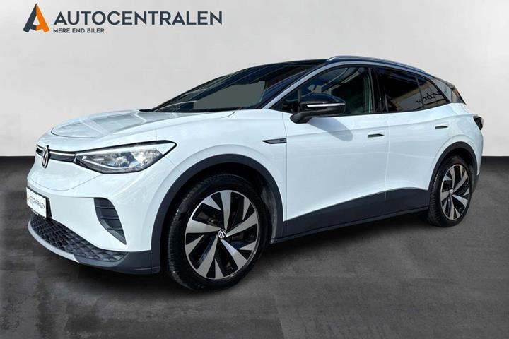 Hvid VW ID.4 fra 2021 set udefra