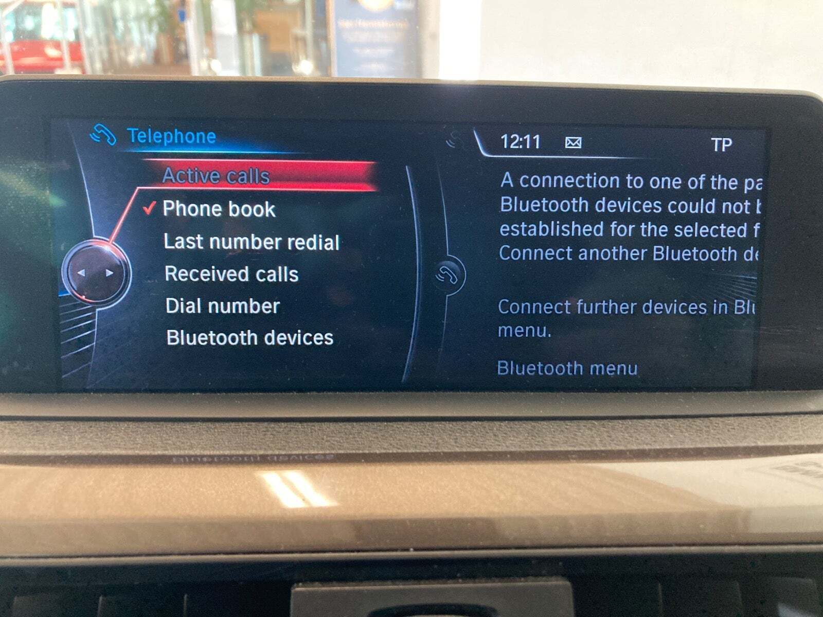 Hvid BMW 428i fra 2014 set indefra