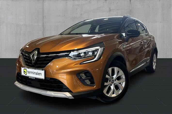 Gul Renault Captur fra 2020 set udefra
