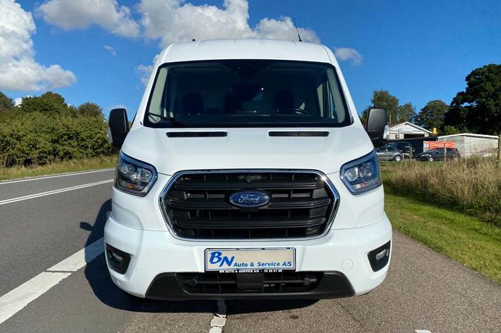 Hvid Ford Transit 350 L3 Van fra 2020