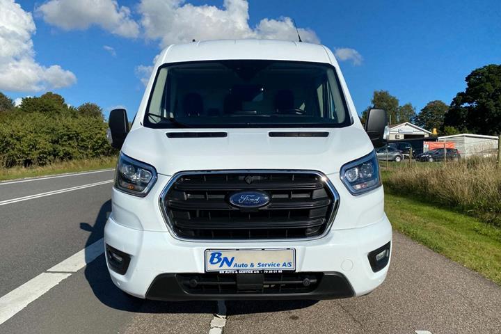 Hvid Ford Transit 350 L3 Van fra 2020