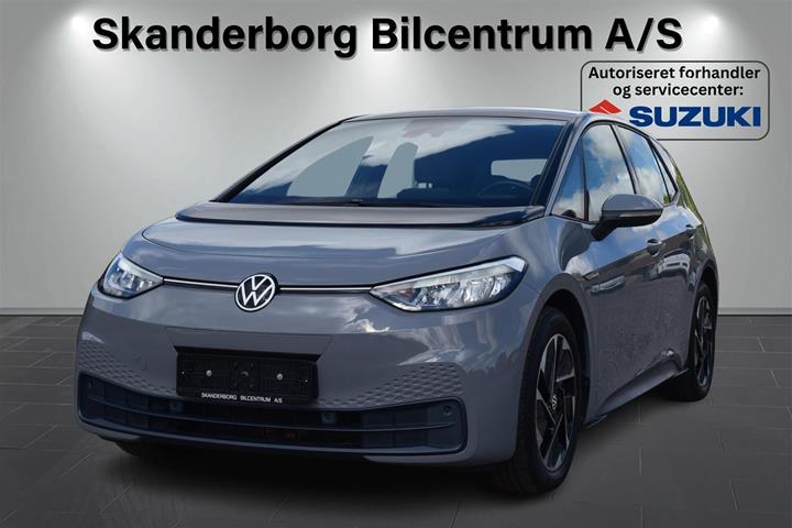 Grå VW ID.3 fra 2021 set udefra